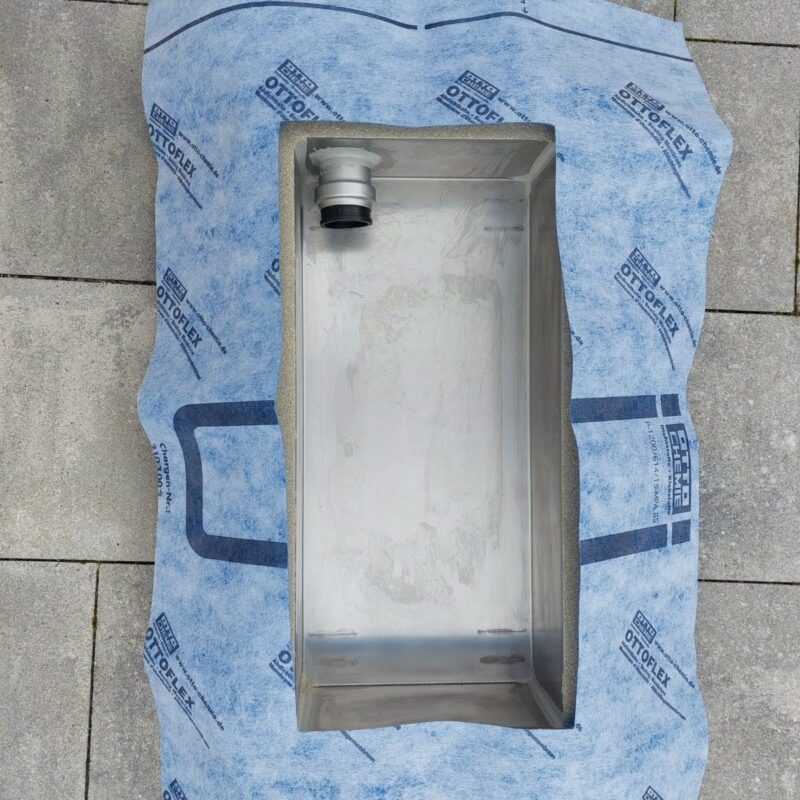 Bodeneinbauwanne inkl. Dichtmatte