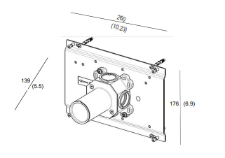 Unterputzkörper zu Absperrhahn ILIX440D