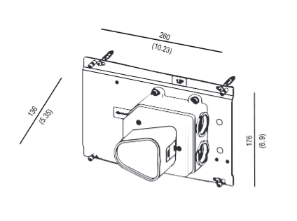 Unterputzkörper für Thermostat-Unterputzmischer ILIX450