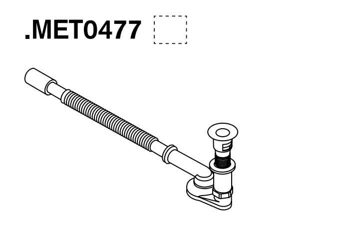 Push-Open Ablaufgarnitur MET0477 (für Drop, Normal, Spoon M, Spoon XL)