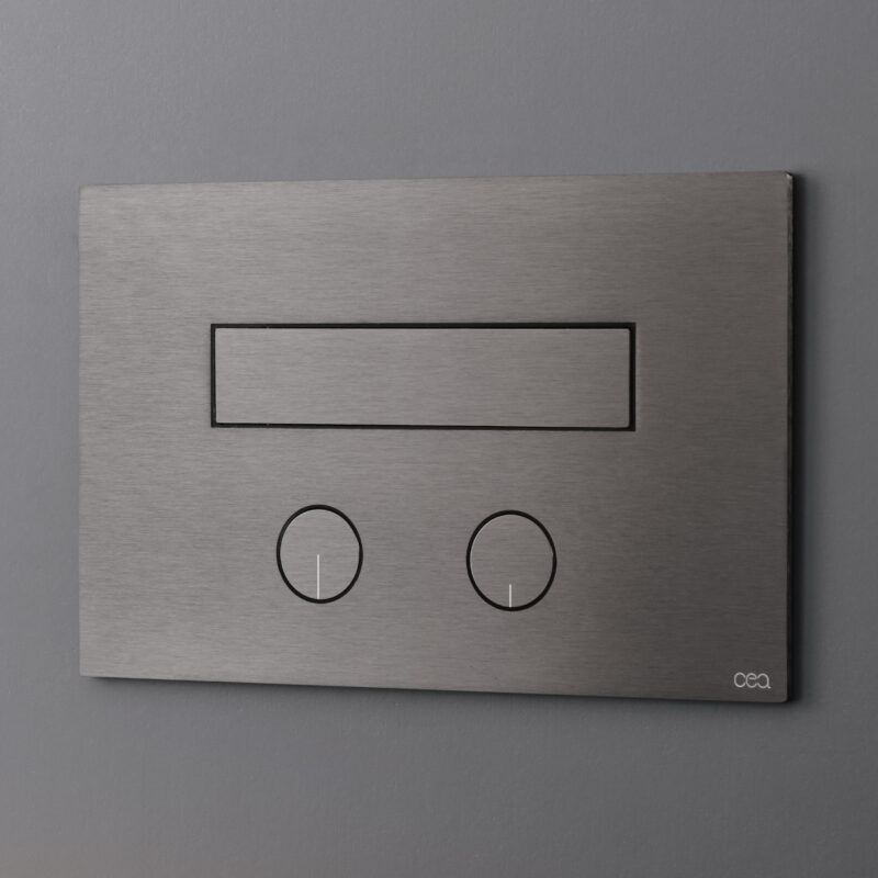 cea WC Betätigungsplatte mit integrierter Handbrause